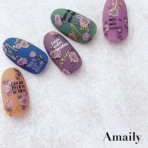 Amaily ネイルシール No 2 23 メッセージロゴ ネイルアート ネイルシール セルフネイル ネイルパーツ ジェルネイル ネイル用品 の通販はau Pay マーケット ネルパラ 春の新色発売 21 3 11
