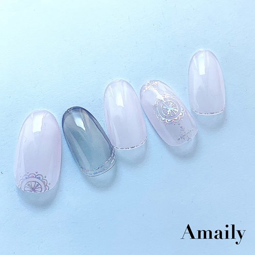 Amaily ネイルシール No 5 36 ダマスク柄 Os ネイルアート ネイルシール セルフネイル ネイルパーツ ジェルネイル ネイル用品 の通販はau Pay マーケット ネルパラ 春の新色発売中