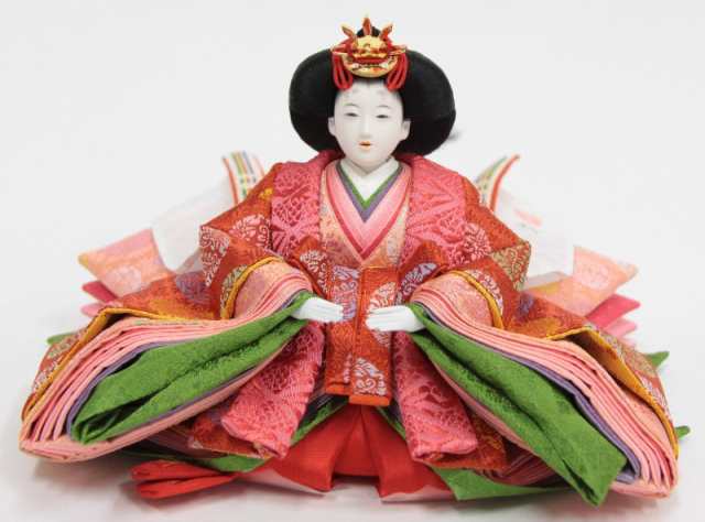 雛人形 行灯飾 親王平飾り 黄櫨染 hn47 9hs1161 小出松寿 193to1473