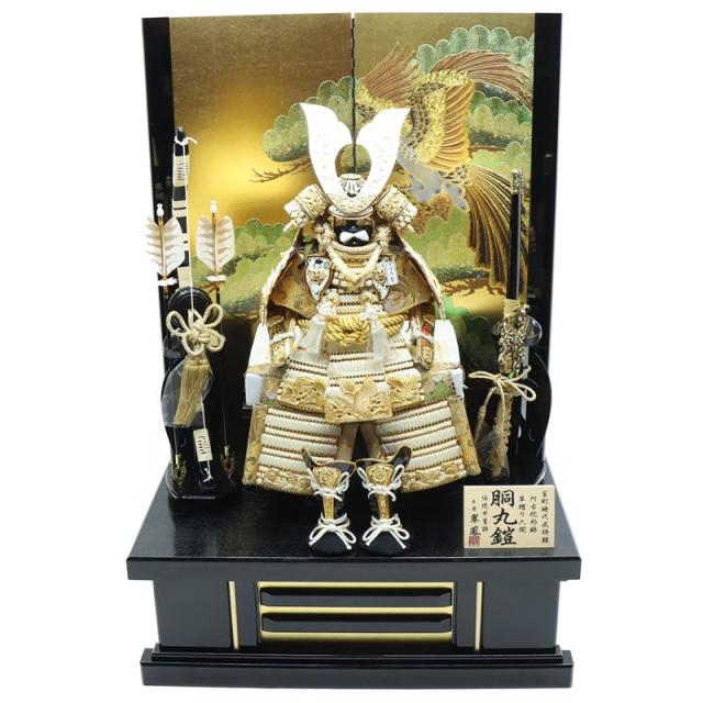 伝統工芸品 松鷹屏風 正月 兜飾り 鎧飾り 端午の節句屏風 人形