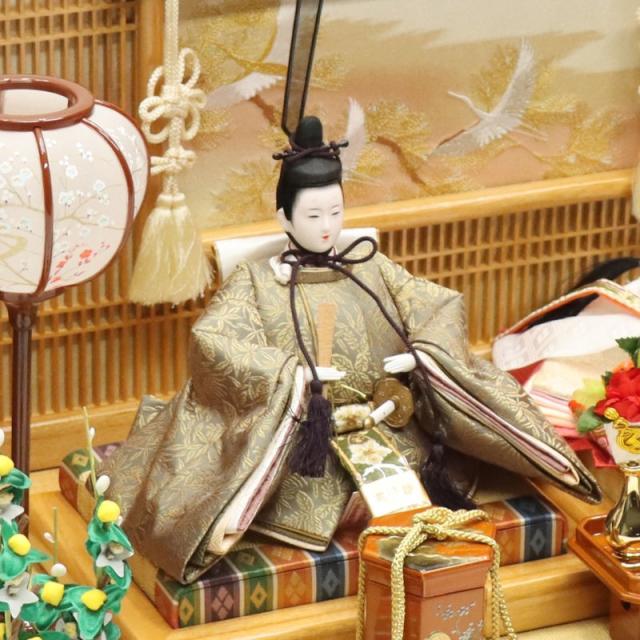 雛人形 ひな人形 【465】雛人形 ひな人形 2体セット サイズ八番 小道具