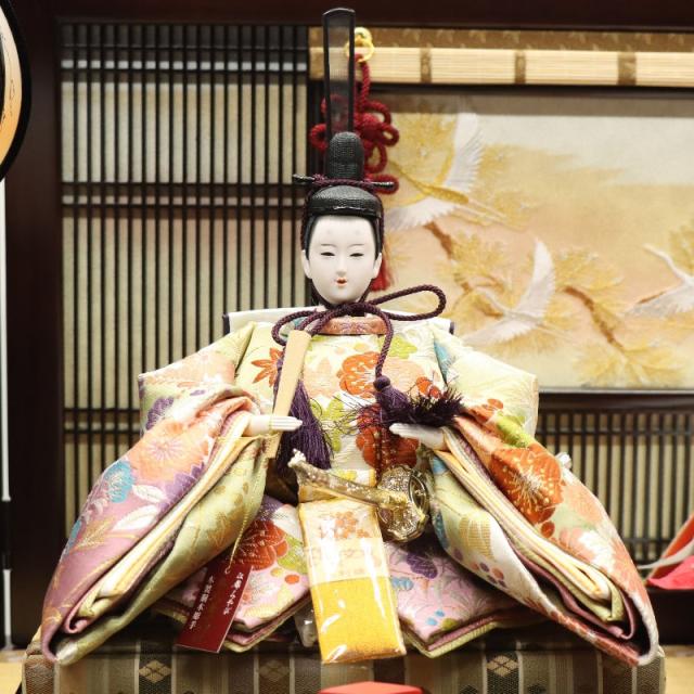 アウトレット品 雛人形三月高床台 台のみ 35号 飛翔金 金彩洛中桜