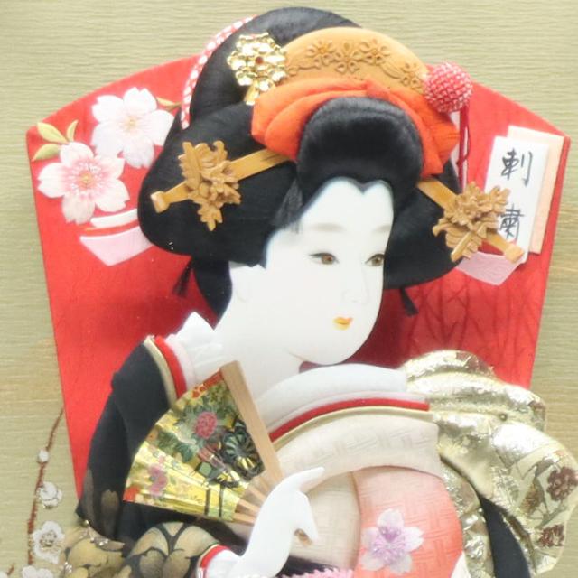 羽子板 ケース飾り 花梨 20号 匠一好 高さ79cm 花梨塗ケース (2024-