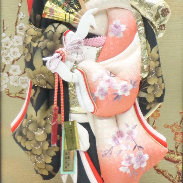 羽子板 ケース飾り 花梨 20号 匠一好 高さ79cm 花梨塗ケース (2024-