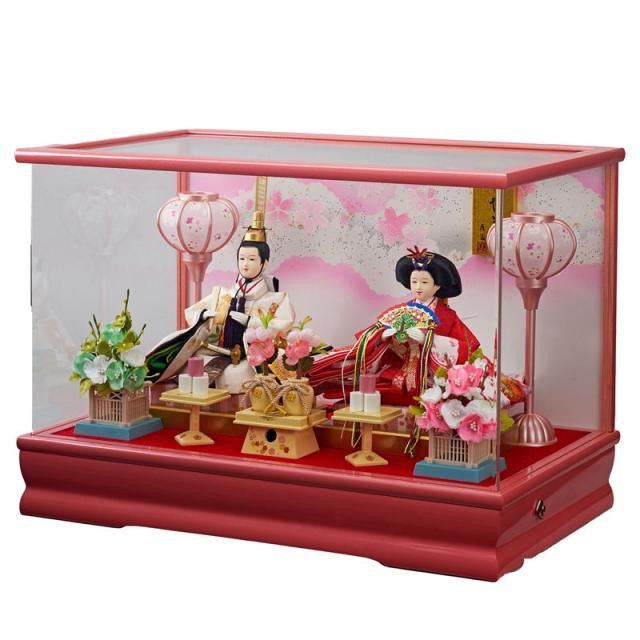雛人形 三五 ケース入親王飾り