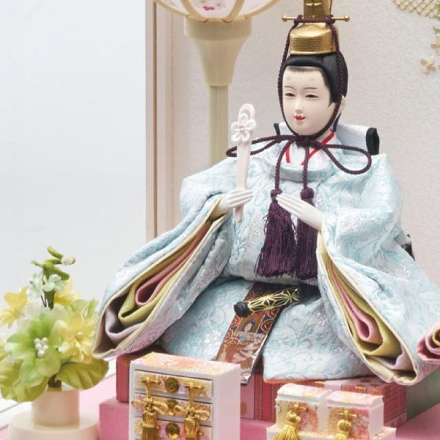 雛人形 桃の節句 雛道具 神楽 雪輪桜 アウトレット品 雛人形 道具単品