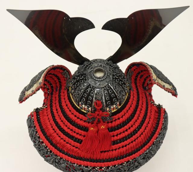 一水作 兜 久宝堂オリジナル『平安一水作 10号 極上総裏本金箔押小札 朱赤