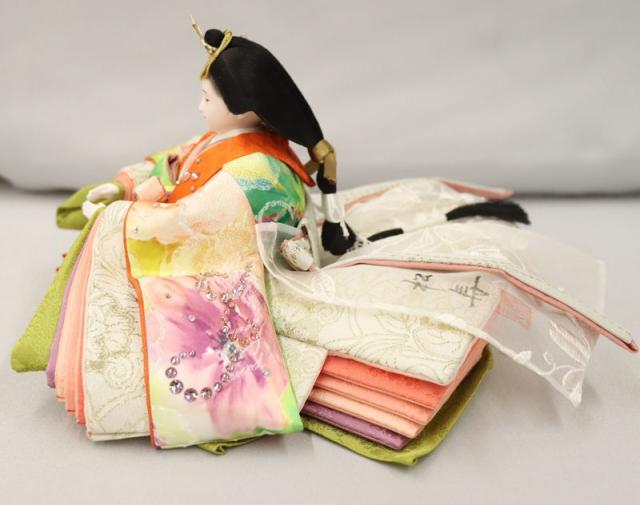 雛人形 親王平飾り 雛（ひな） 小出松寿 京十一番 親王 スワロフスキーlight blue スモークアクリルセット 2025-tg054 幅66cm 平飾り 2人 ひな人形 お雛様 桃の節句 節句 お祝い インテリアの通販は