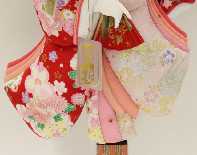 羽子板 羽子板単品 あいり 浅妻 18号 高さ56cm 友禅×金襴 (2024