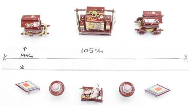 【184】売り切り価格！30号6点セット＊雛道具＊展示品 30号6点セット 雛道具 展示品 ひな道具の単品販売・セット販売 –