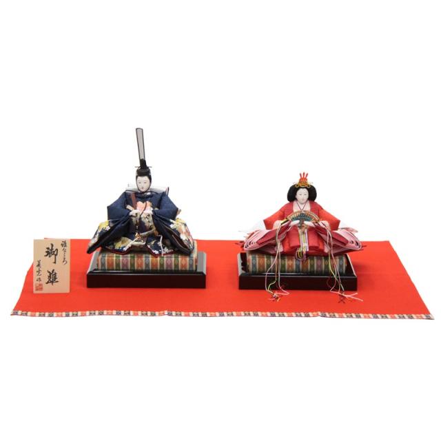 アウトレット品 雛人形親王単品 京十番親王 金彩流水桜刺しゅう 21ya1999 殿幅（目安）24cm (2-23002) インテリア 見切処分の通販は