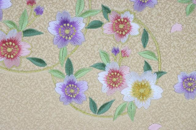 アウトレット品 雛人形三月屏風 屏風のみ 13号 刺繍花丸 倫光 祇園 王朝塗 22a-ya-2140