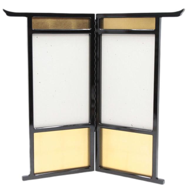 アウトレット品 五月人形五月屏風 屏風のみ 35号 先陣 極上手造り木製品 金沢せいか 二ツ折 二曲屏風 幅105〜120cm (22a-ya-3024) インテリア ディスプレイ 見切処分品の通販は