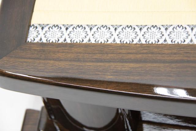 アウトレット品 五月人形平飾台（中床台） 台のみ 23号 ダークオーク塗 山科 22a-ya-3058 アウトレット品 五月人形平飾台（中床台） 台のみ 23号 ダーク