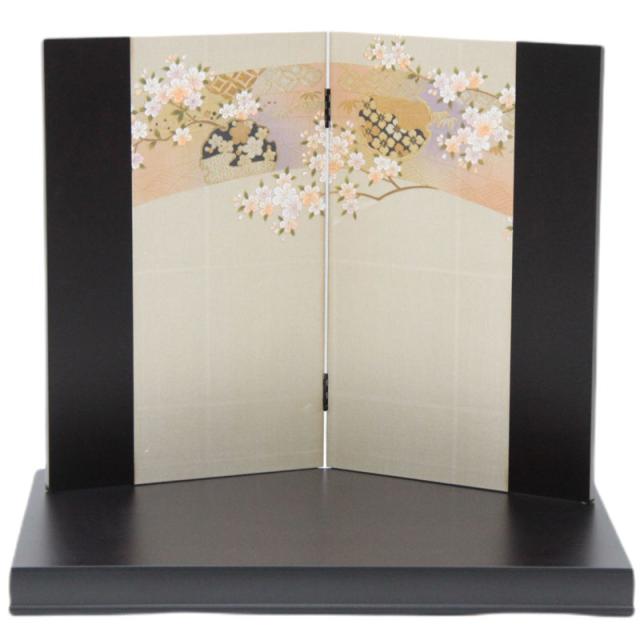 屏風と平台 おひなさま用落とし金屏風と平台のセット注意文 おひなさま用