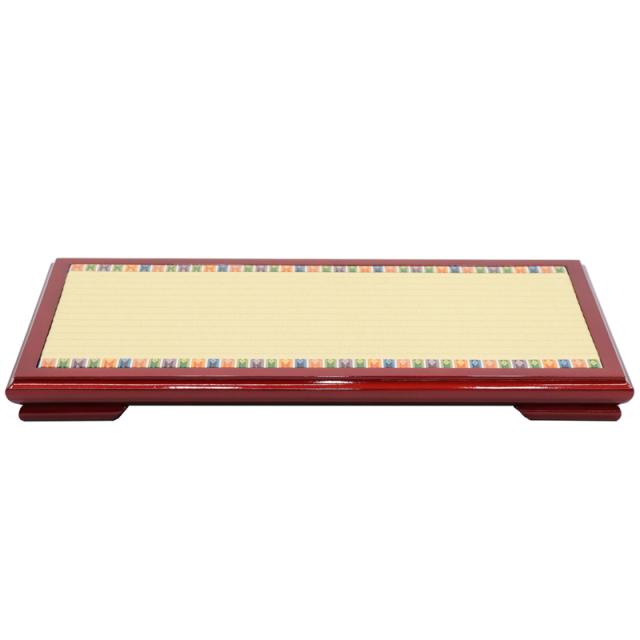 アウトレット品 雛人形平飾台 台のみ 23号 白壇塗 あおい 幅70cm (22a-ya-1214) インテリア ディスプレイ 見切処分品の通販は