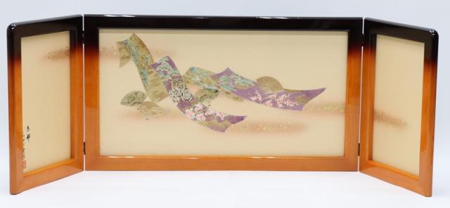 アウトレット品 雛人形三月屏風 屏風のみ No.18 極上金箔(PAT1065069号
