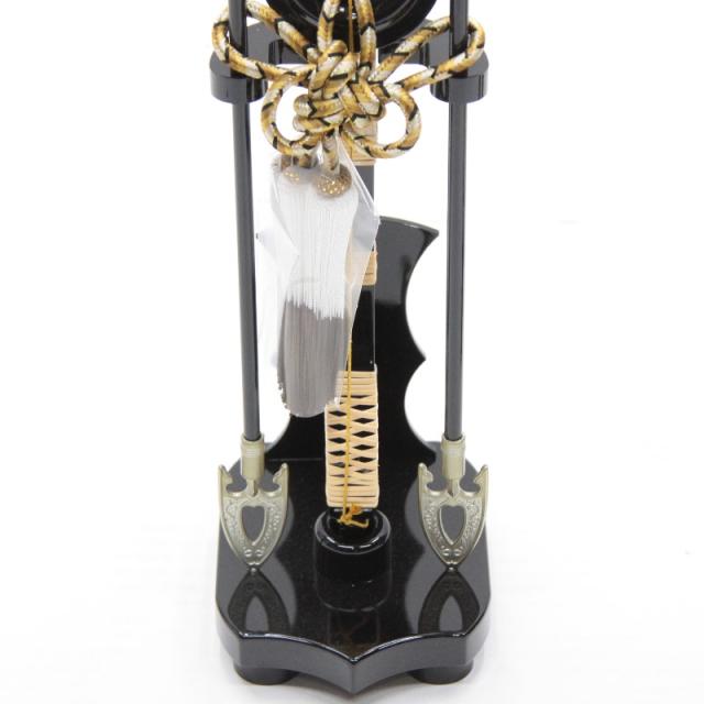 刀付きの五月人形 アウトレット品 五月人形道具類 弓太刀 20号 星雲 高さ65cm (22a-