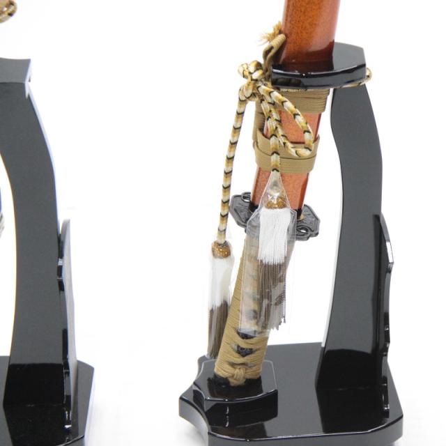 刀付きの五月人形 アウトレット品 五月人形道具類 弓太刀 20号 星雲 高さ65cm (22a-