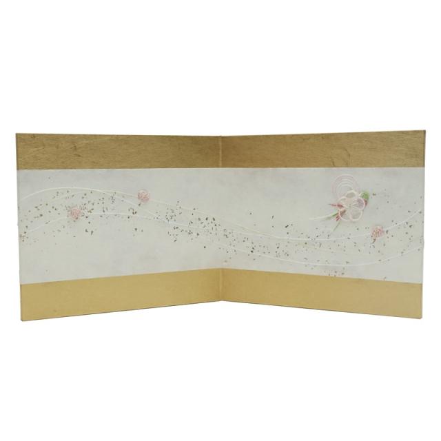 アウトレット品 屏風 屏風のみ 11号 二曲屏風 水引桜 幅65〜70cm (23a-ya-0175) インテリア ディスプレイ 見切処分品