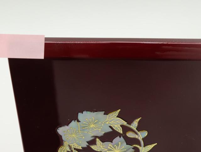 アウトレット品 屏風 屏風のみ 60cm 三曲屏風 桧造り アルミック箔 23a-ya-0213