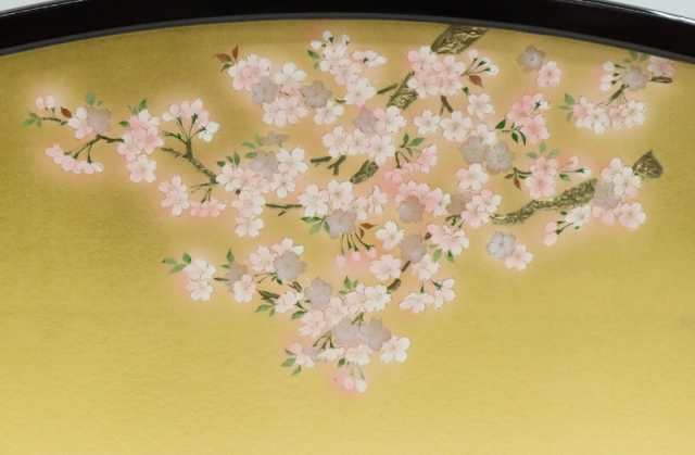 アウトレット品 屏風 屏風のみ 三曲屏風 H803 桜華 幅80〜90cm (23a-ya