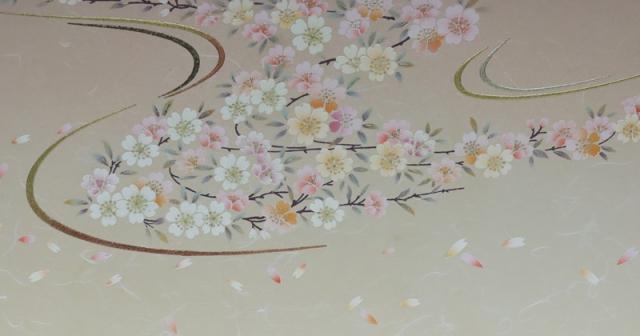 アウトレット品 屏風 屏風のみ 三曲屏風 山産 清流 幅100〜105cm (23a-ya-0235) インテリア ディスプレイ 見切処分品 その他季節行事