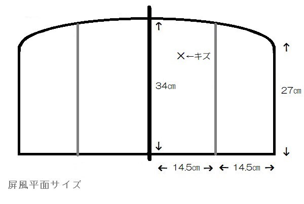 アウトレット品 雛人形 屏風台 台屏風セット No.18×2 黒塗り親王台