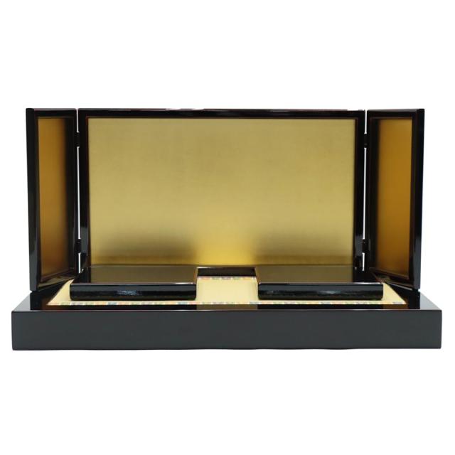 アウトレット品 雛人形 屏風台 台屏風セット 650-10 金屏風セット 金沢絹目 親王台付 幅65cm (23a-ya-0694) インテリア ディスプレイ 見切処分品の通販は