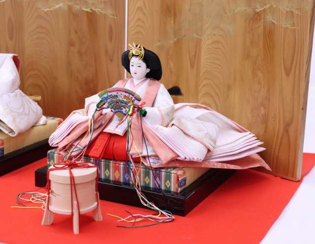 雛人形 親王平飾り 平安寿峰 京雛殿 沙羅 京九番 ローブデコルテ  hn370 ms406 23hina-ya-to1411