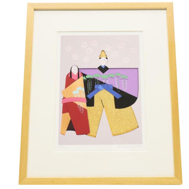 内野隆文　夜のフクロウ　絵画　ドローイング　素描　梟　カワイイ　額付　真作 内野隆文 夜のフクロウ 絵画 ドローイング 素描 梟 カワイイ 額付 真作