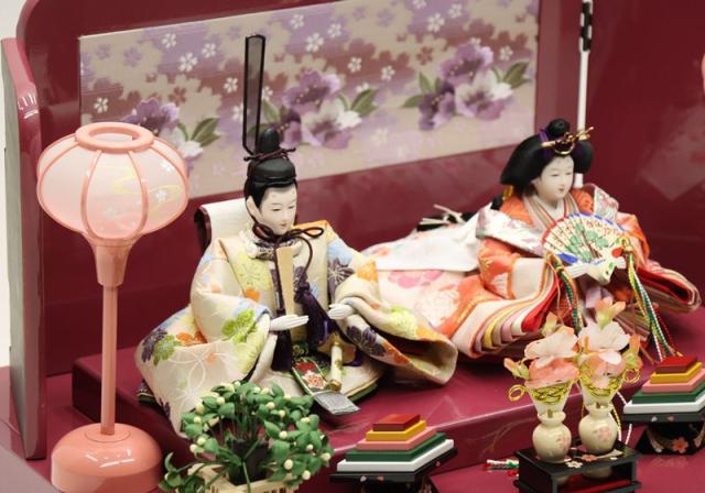 雛屋豊玉 天宝雛 雛人形 7段 宝舟印・宝玉作・ひな人形・7段・雛飾り『弥生』・No.200708-019・梱包