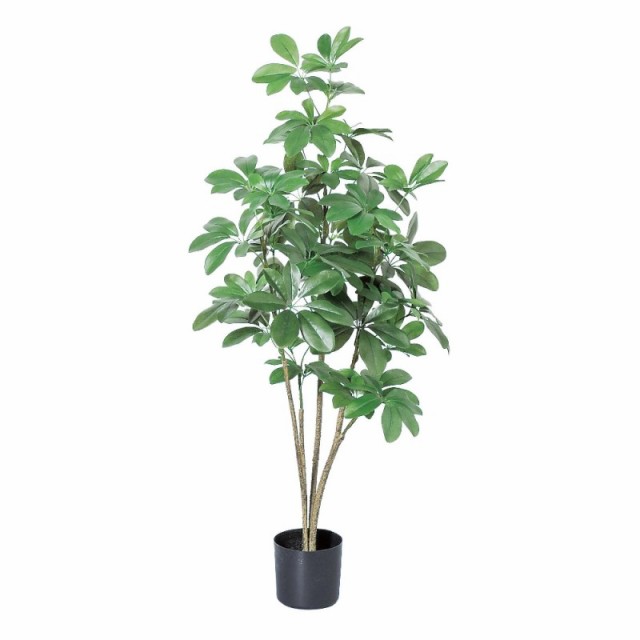 人工観葉植物 シェフレラ （ポット付き） グリーン 高さ92cm （P286-a50852) （代引き不可） インテリアグリーン フェイクグリーン