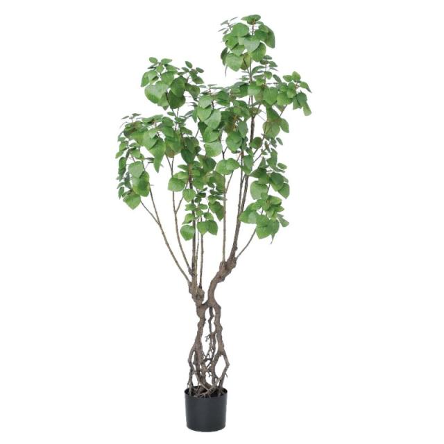 人工観葉植物 スモークツリー （ポット付き） グリーン 高さ195cm （P280-a50905) （代引き不可） インテリアグリーン フェイクグリーンの通販は
