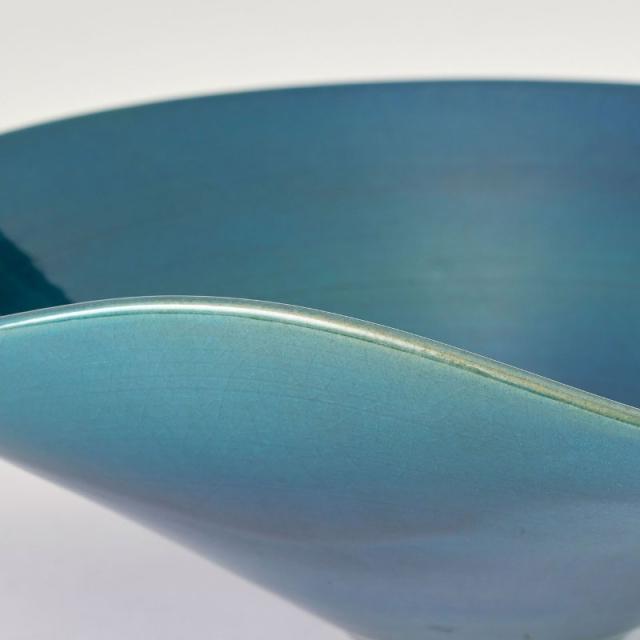 インテリア 花器 花瓶 海楽水盤 信楽焼 高さ10cm （P343-yk902031) （代引き不可） ベース ディスプレイの通販は