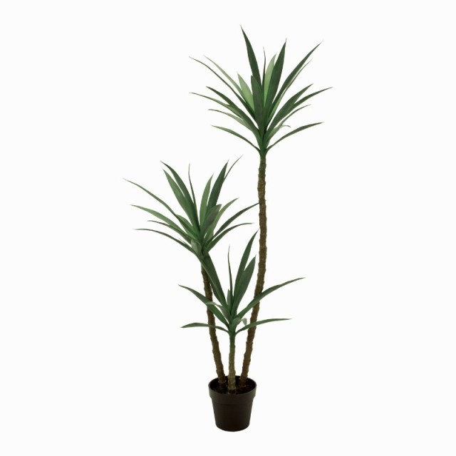 人工観葉植物 アガベポット 3本立 光触媒加工 高さ150cm （P202-zv2812) （代引き不可） インテリアグリーン フェイクグリーンの通販は