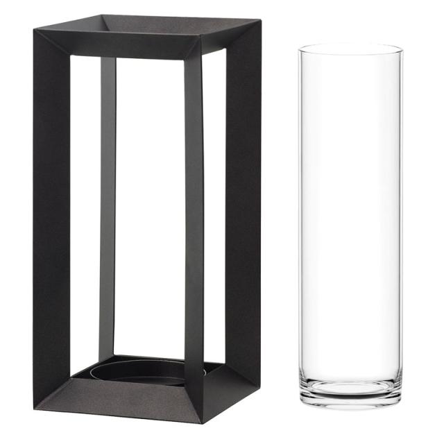 花瓶 フラワーベース Interior Green Linear リニア chrome シリンダー付き （1個入り） [550-839-782] [p41] 鉄 （代引き不可） インテリア ディスプレイ