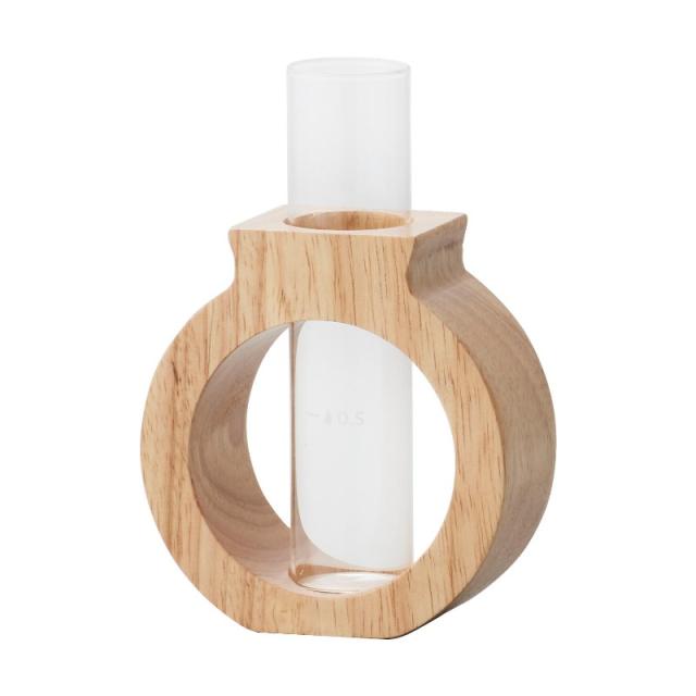 花瓶 フラワーベース Glass Flower+ Labo ラボ natural （1個入り） [777-151-030] [p21] ガラス （代引き不可） インテリア ディスプレイの通販は 4,678円