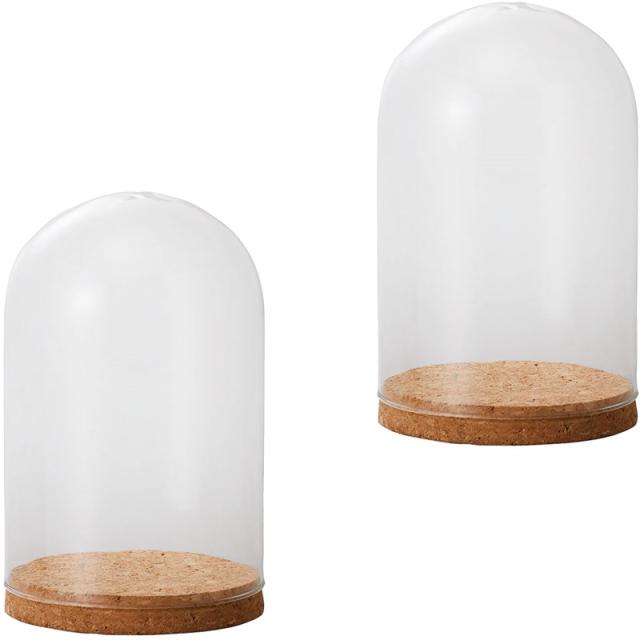 ガラスベース Glass Gift Glass Dome with Cork ガラスドーム ウィズ コルク natural （2個入り） [777-432-000] [p120] ガラス （代引き不可） キッチン インテリア ディスプレイの通販は