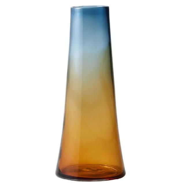 花瓶 フラワーベース Glass Flower+ Ciel シエル sunset （1個入り） [777-746-206] [p13] ガラス （代引き不可） インテリア ディスプレイの通販は 15,600円