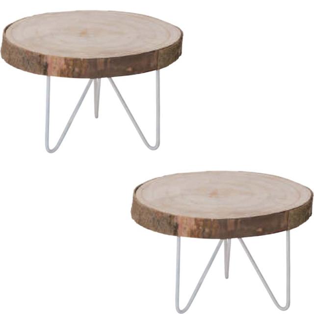 花・観葉植物用ポット ウッドスライス スタンド 20 stand （2個入り） 50016 テーブルタイプ （代引き不可） スタンド FARM （p180）の通販は 9,600円