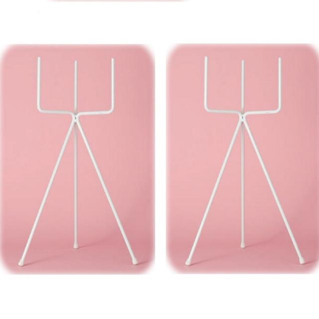 花・観葉植物用ポット ポットスタンド フォーク 50 ホワイト stand （2個入り） 83014 底寸19cmまで用 （代引き不可） スタンド FARM （p173）の通販は 8,500円