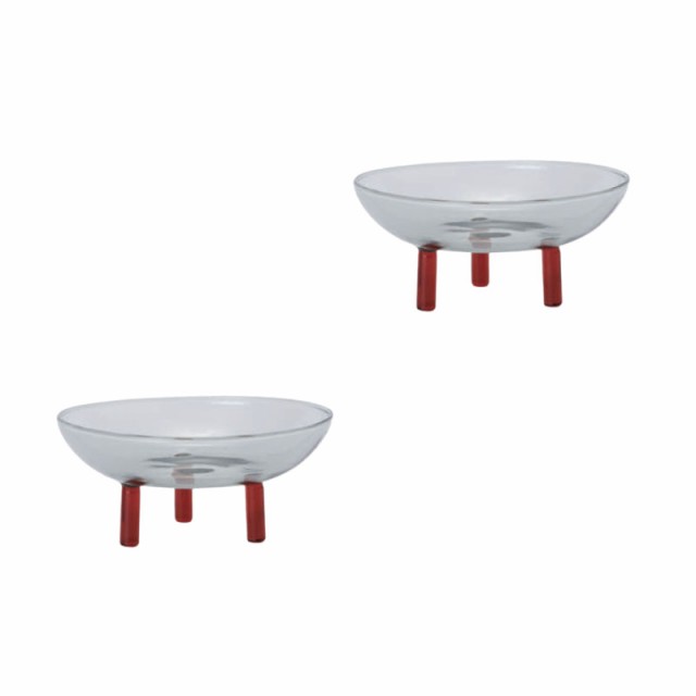 花・観葉植物用ポット モスボールトレイ 5R glass （2個入り） 93233 ガラス （代引き不可） ミニポット プランター FARM （p128）の通販は