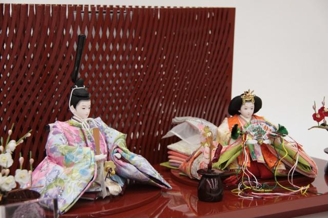 雛人形 親王平飾り 小出松寿 熊倉謹製頭 京十一番 スワロフスキー light blue hn235 hs1205 幅70cm H-86 (24hina-ya-to1241) ひな人形 雛祭の通販は