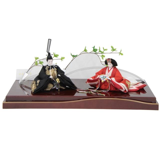 雛人形 親王平飾り 田村芙紗彦 熊倉謹製頭 京十一番 金雲金梅 hn216 hs1464 幅70cm モニュメント屏風 TAWAMI 葉 大小 (24hina-ya-to1478) ひな人形 雛祭の通販は