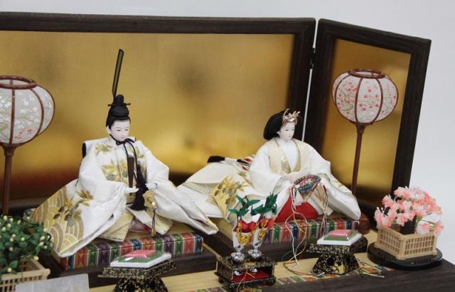 雛人形親王平飾り 田村芙紗彦 熊倉基安 京十番 金波に枝桜 hn289 hs2100 24hina-ya-to2106 和音 雛人形親王収納飾り 田村芙紗彦 熊倉基安 京十番 金波に枝桜