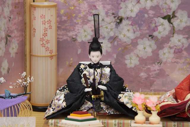 雛人形 親王平飾り 田村芙紗彦 熊倉謹製頭 京十番 花咲く本のせかい hn327 hs1986 幅80cm 押し花屏風 新小春 (24hina-ya-to1995) ひな人形 雛祭の通販は