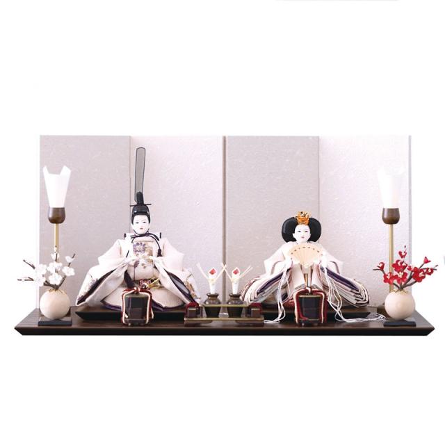 雛人形 親王平飾り 道翠大芥子番親王 Simple Modern Series 陽春（ようしゅん） 幅55cm (24hina-ya-to2257) ひな人形 雛祭の通販は