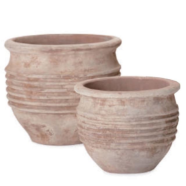 花・観葉植物用ポット テラアストラ リゲル 2/SET/B M/S（MS各1個入り計2個セット）as-r28x2se [KTp243] M・Sセット （代引き不可）ホテル・オフィスビル・店舗 エクステリア インテリアの通販は