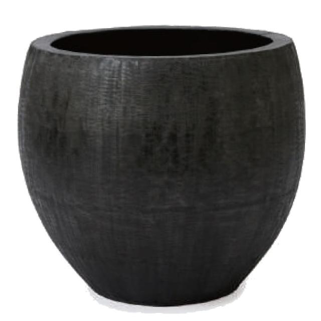 花・観葉植物用ポット アンワール ガイン M 30/A ミンクブラック（1個入り）aw-003k30e [KTp215] 中型鉢カバー （代引き不可）ホテル・オフィスビル・店舗 インテリア ディスプレイの通販は 24,400円